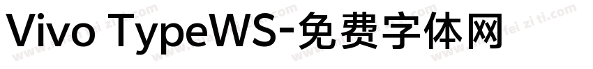 Vivo TypeWS字体转换
